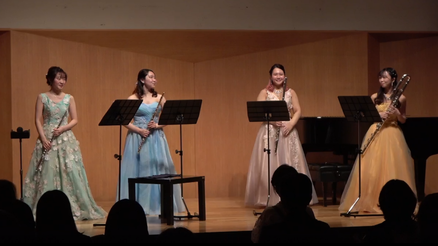 【ギャラリー】2022年12月10日（土）FLUTE QUARTET WINTER CONCERT flute quartet fleur