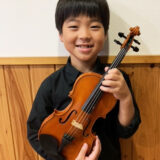 原由斉さんが第1位　第45回全日本ジュニアクラシック音楽コンクールヴァイオリン部門小学2年生の部
