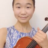 伊藤華帆さんが第1位　第46回全日本ジュニアクラシック音楽コンクールヴァイオリン部門中学1年生の部