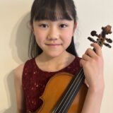 田中咲良さんが第1位　第46回全日本ジュニアクラシック音楽コンクールヴァイオリン部門小学4年生の部