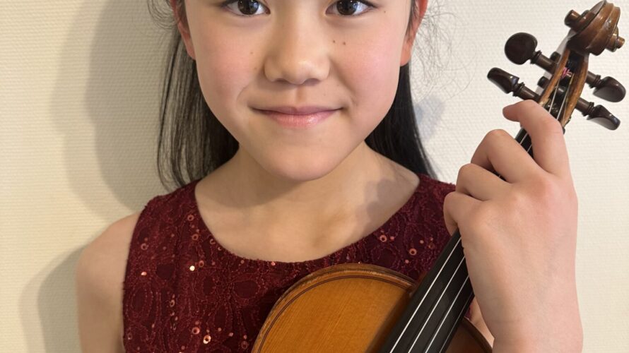田中咲良さんが第1位　第46回全日本ジュニアクラシック音楽コンクールヴァイオリン部門小学4年生の部