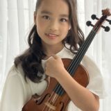 松島菫子さんが第1位　第46回全日本ジュニアクラシック音楽コンクールヴァイオリン部門小学3年生の部