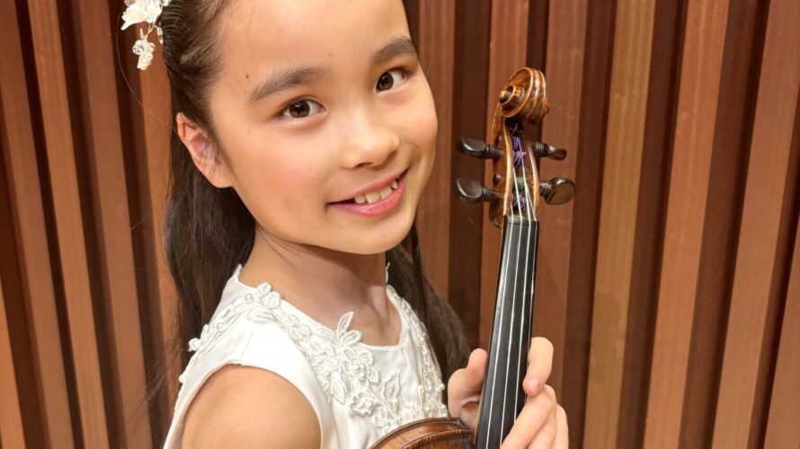 松島菫子さんが第1位　第50回全日本ジュニアクラシック音楽コンクールヴァイオリン部門小学5年生の部